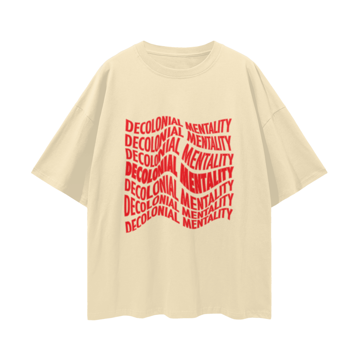 Decolonial Mentality Drop Shoulder Tee