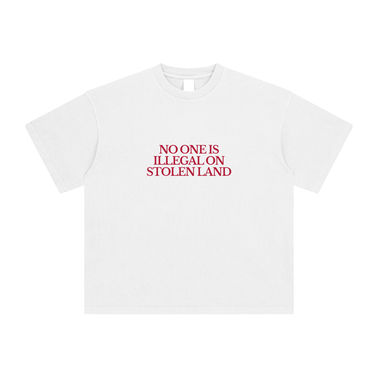 Stolen Land Tee - White