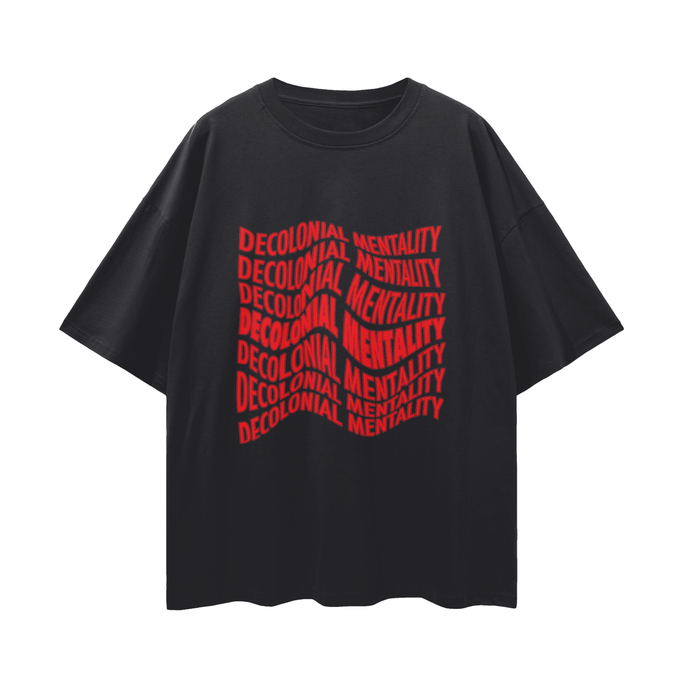 Decolonial Mentality Drop Shoulder Tee